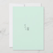 カラフルなハummingbirdの花の春のSave the Date 招待状 (裏面)