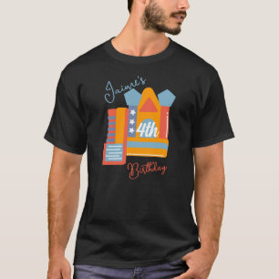 カラフルなバウンシーイベント用インフレータブル 誕生日 Tシャツ