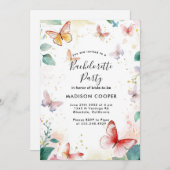 カラフルなバターバチェロレッテ 招待状 (正面/裏面)