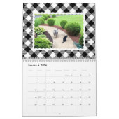 カラフルなバッファローの格子縞の写真 カレンダー (1月 2026)