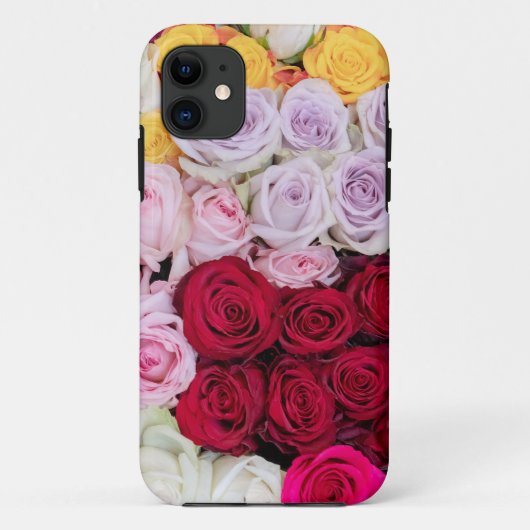 カラフルなバラのミックス Case-Mate iPhoneケース (裏面)