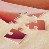 カラフルなバラの花びらの閉めて下さい ジグソーパズル (側面)