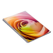 カラフルなバラの花びらの閉めて下さい ノートブック (右側)