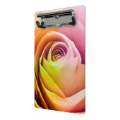 カラフルなバラの花びらの閉めて下さい ミニクリップボード (アングル2)