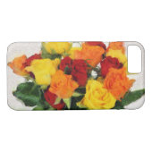 カラフルなバラの花束の絵画 Case-Mate iPhoneケース (裏面(横))