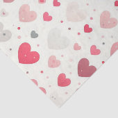 カラフルなバレンタインデーのハート 薄葉紙 (詳細)