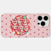 カラフルなバレンタインデーのハート Case-Mate iPhoneケース (裏面 (横))