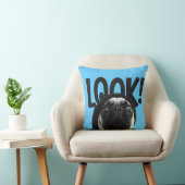 カラフルなパグ クッション (椅子)