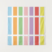 カラフルなパステルカラー タペストリー (正面)