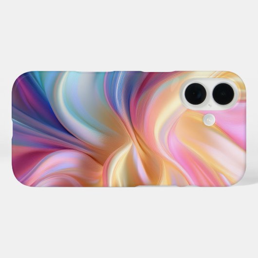 カラフルなパステルシルク Case-Mate iPhoneケース (裏面 (横))