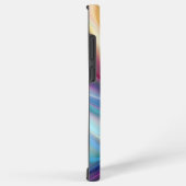 カラフルなパステルシルク SAMSUNG GALAXYケース (右側面)