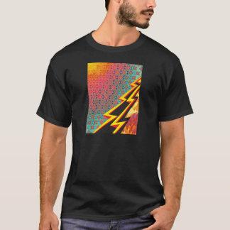カラフルなパターン作成"フラッシュゴードン" Tシャツ