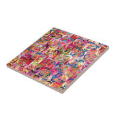 カラフルなパターン作成"色つながり" タイル (側面)