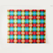 カラフルなパターン タペストリー (正面(横))