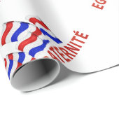 カラフルなパリ祭のデザイン ラッピングペーパー (ロールコーナー)