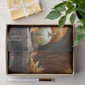 カラフルなパンプキン ヴィンテージ オイルペイント デコパージュ 薄葉紙 (ギフト)