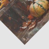 カラフルなパンプキン ヴィンテージ オイルペイント デコパージュ 薄葉紙 (詳細)