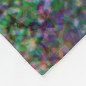 カラフルなヒョウのカメレオン毛布 フリースブランケット (角)