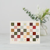 カラフルなビジネス ハッピー ホリデー チェック柄 (立ち正面)