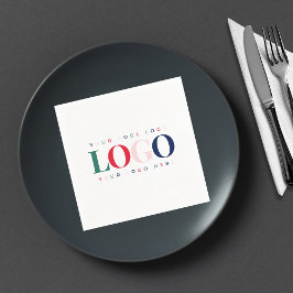 カラフルなビジネス ロゴ カンパニー イベント ミニマリスト スタンダードカクテルナプキン