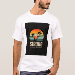 カラフルなビンテージサンセットプリントTシャツ Tシャツ