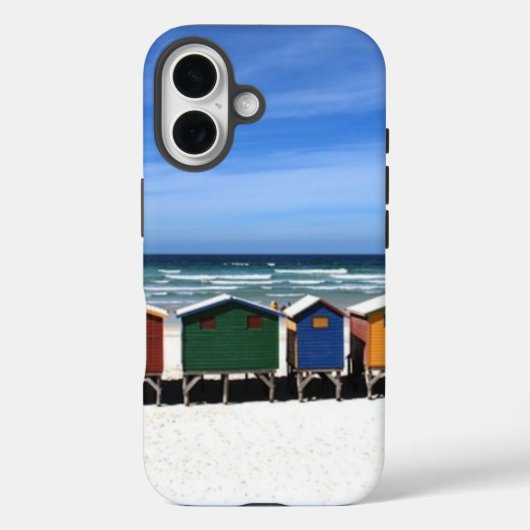 カラフルなビーチハットの列 Case-Mate iPhoneケース (裏面)