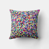 カラフルなピクセル クッション (裏面)