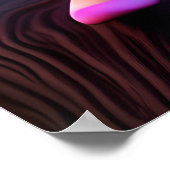 カラフルなピンクの妖精の子供用壁ポスター ポスター (角)