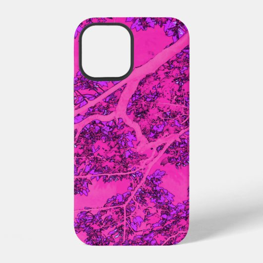 カラフルなピンクの木々 Case-Mate iPhoneケース iPhone 12ケース (裏面)