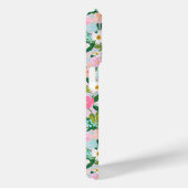 カラフルなピンクの花園モノグラム Case-Mate iPhoneケース (裏面 / 右)