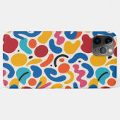 カラフルなファンキーな不定形の形状アートパターン Case-Mate iPhoneケース (裏面(横))