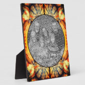 カラフルなファンシーなトマトであなただけの写真を作ろう フォトプラーク (側面)