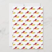 カラフルなフィエスタをテーマにしたウェディングパーティーの招待状 招待状 (裏面)