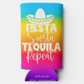 カラフルなフィエスタパーティーカスタム スリム缶クーラー (裏面)