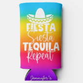 カラフルなフィエスタパーティーカスタム スリム缶クーラー (正面)