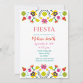 カラフルなフィエスタベイビー フィエスタベイビーシャワーの招待状 招待状 (正面)