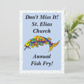 カラフルなフィッシュフライ 招待状 (スタンド正面)