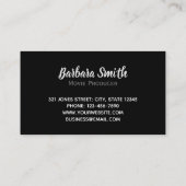 カラフルなフィルムは映画制作者を除去します 名刺 (裏面)