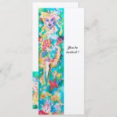 カラフルなフェアリーテイル グレープパーティープログラム 招待状 (正面/裏面)