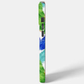 カラフルなフェザーパターン - 水彩抽象画 Case-Mate iPhoneケース (裏面 / 左)