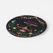 カラフルなフェスタのベビーシャワー/メキシコ誕生日 ペーパープレート (アングル)