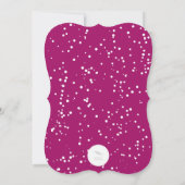 カラフルなフェスティブスター モダンホリデーパーティーの招待状 招待状 (裏面)