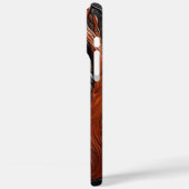 カラフルなフクロウと山々が息を吹き返すような空の下 Case-Mate iPhoneケース (裏面 / 左)