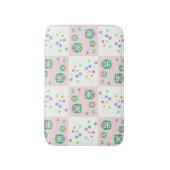 カラフルなフクロウパターン子供への2 バスマット (正面縦)