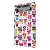 カラフルなフクロウパターン子供への2 ミニクリップボード (アングル2)