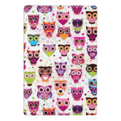カラフルなフクロウパターン子供への2 ミニクリップボード (裏面)