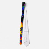 カラフルなフラクタルデザイン: ネクタイ/タイ ネクタイ (裏面)