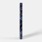 カラフルなフラクタル模様 iPhoneケース (右側面)