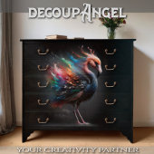 カラフルなフラミンゴ 薄葉紙