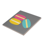 カラフルなフランスのマカロンケーキ タイル (側面)